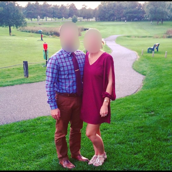 Candie’s Burgundy Dress - Picture 6 of 6